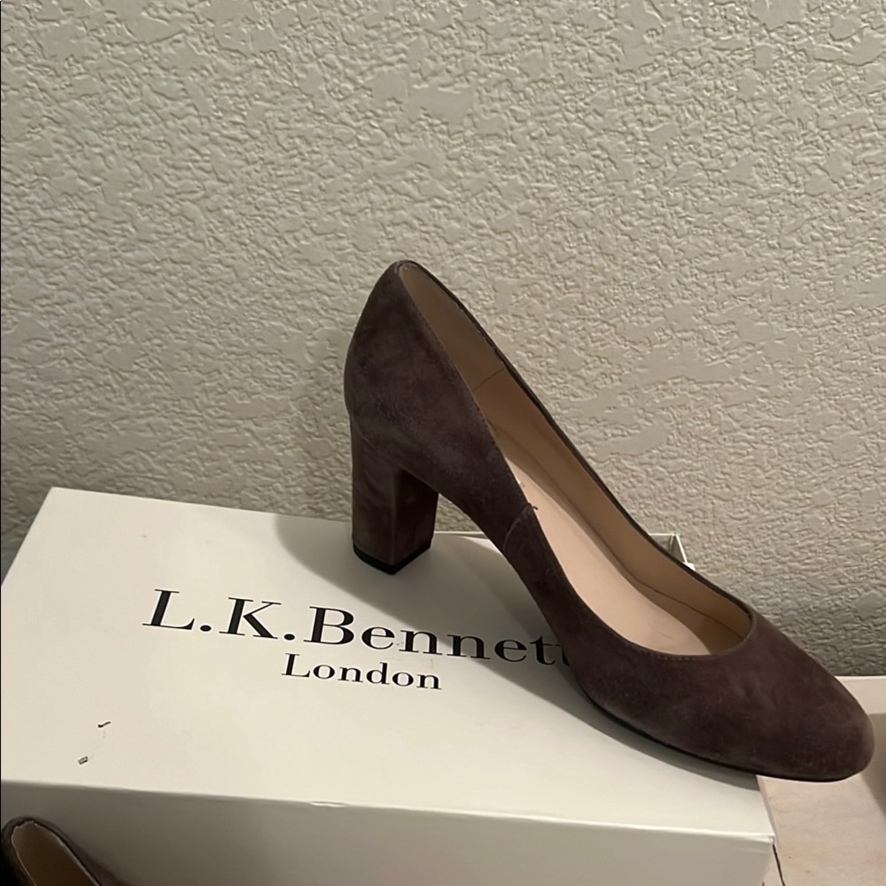LK Bennett Women's Brown Suede Pumps